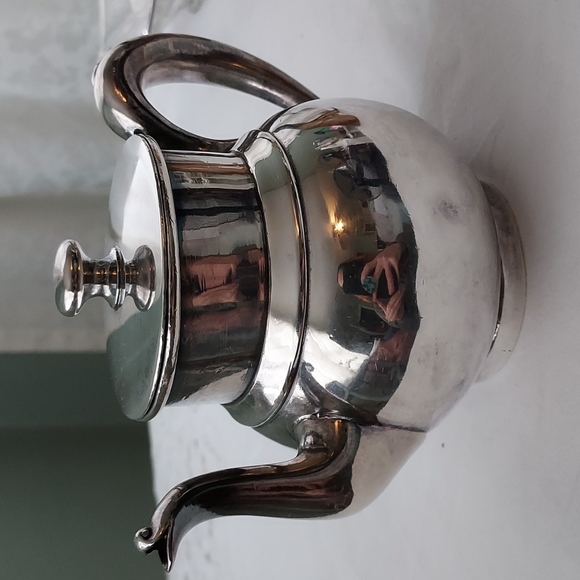 Silver Reed and Barton Tea Pot reproduction Silverplate vintage antique teapot - Picture 4 of 14